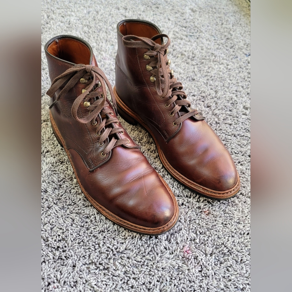 Allen Edmonds Higgins Mill Boots Brown CXL Size 11 D